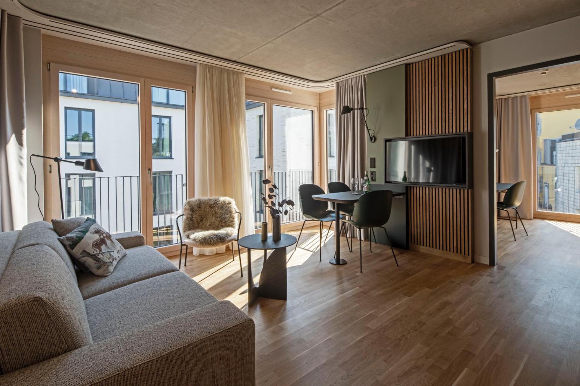 B5 Apartments Karlsruhe Bagian luar foto